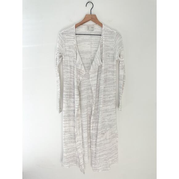 Anthropologie Saturday Sunday Duster Cardigan Sweater Size Small Gray Longline - Picture 4 of 11